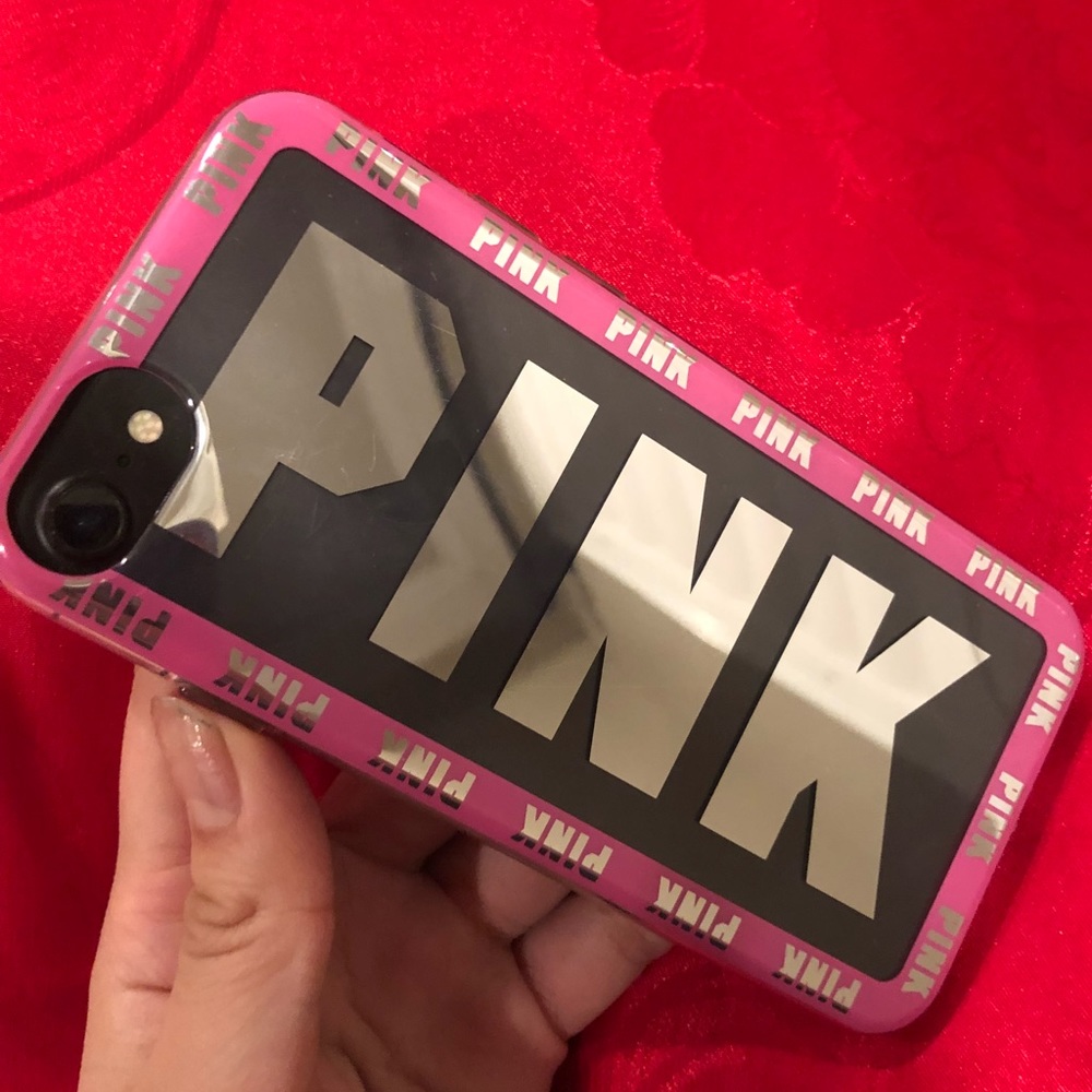 PINK reflective logo iPhone 6 or iPhone 7 case 
